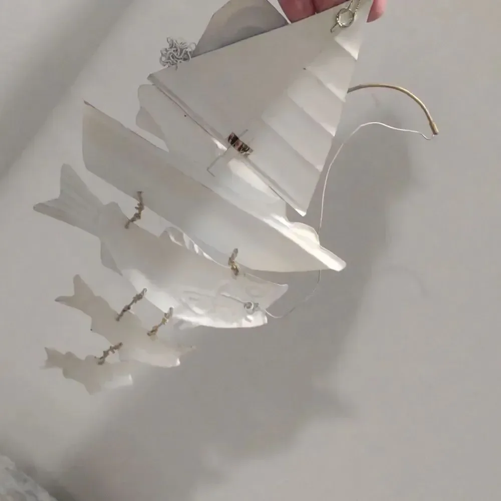 Santa Fishing Ornament